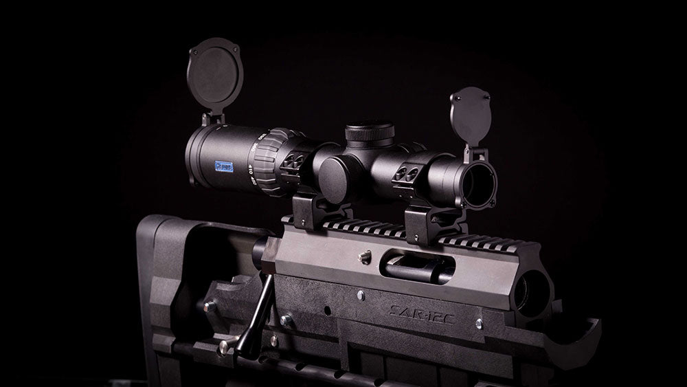 SAR-12C bolt-action paintball sniper with Hawke XB30 Pro optic